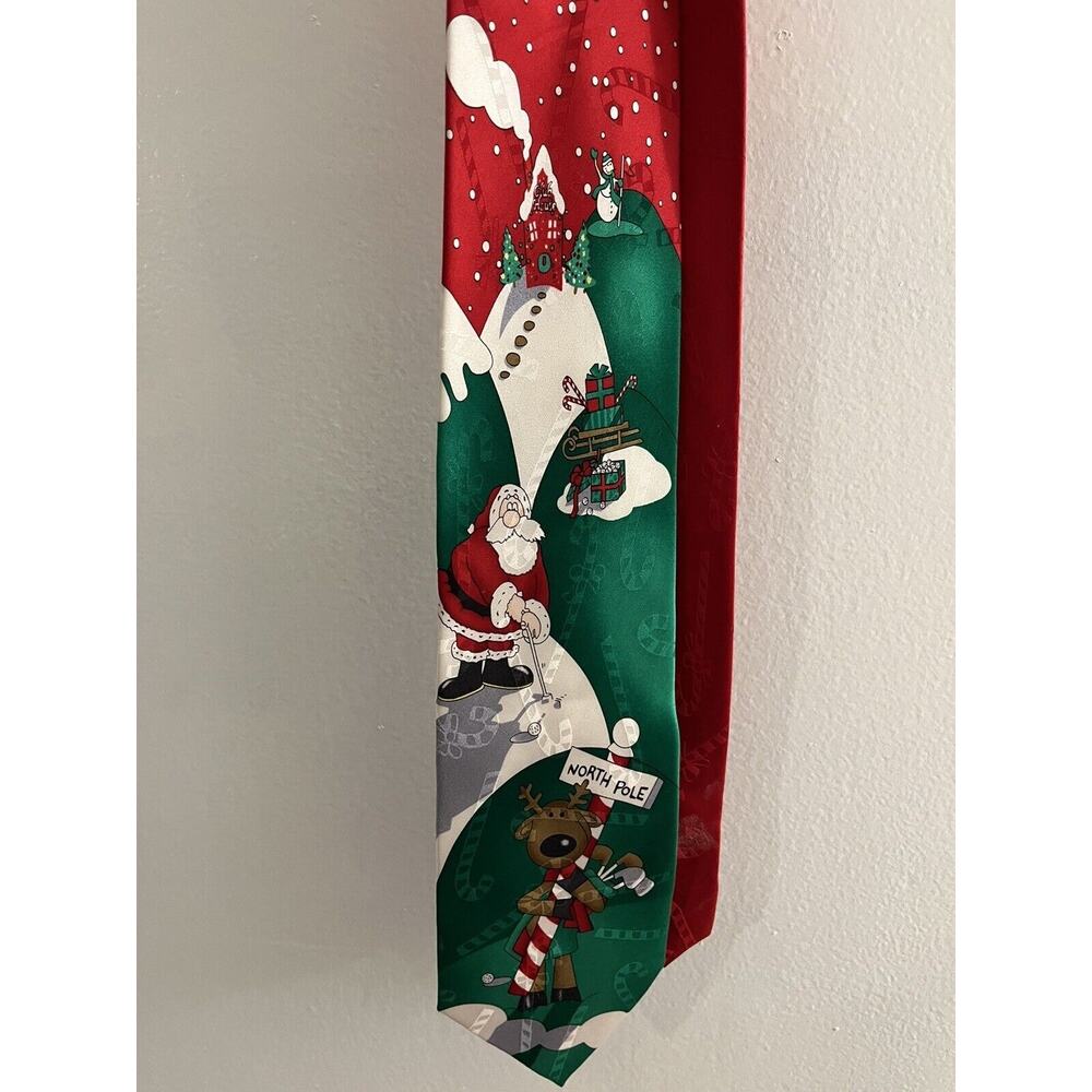 Hallmark Christmas Neck Silk Tie - Vintage